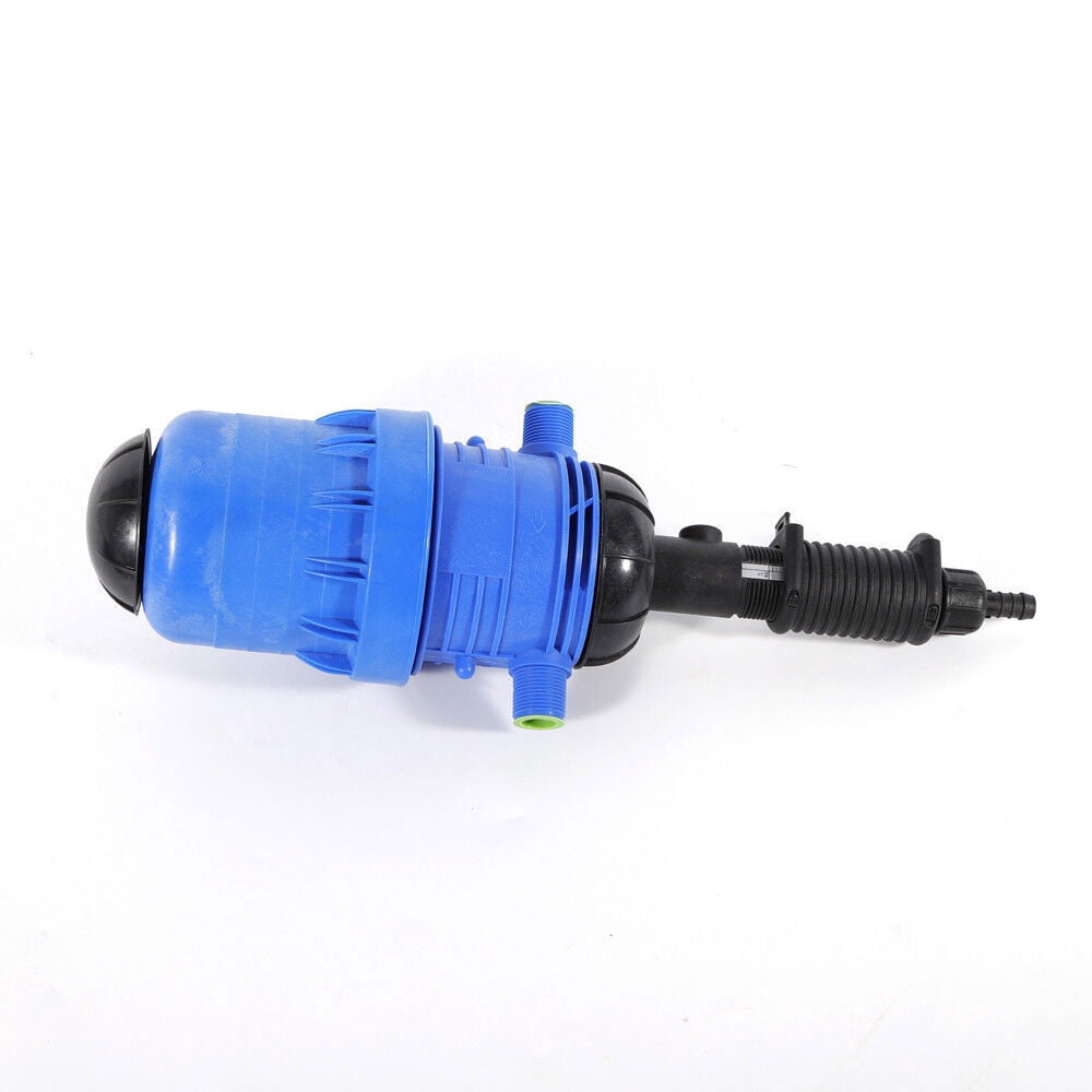 Fertilizer Injector for Drip Irrigation, Water Powered Chemical Liquid Distributor, Fertilizer Doser Dispenser Blue
