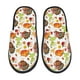 thumbnail image 1 of Fotbe Pantuflas Peludas para Mujer con Estampado, Zapatillas de Peluche, Zapatos de Invierno para Casa, Uso Interior y Exterior-Large, 1 of 8