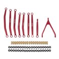 thumbnail image 1 of Bewildely Kit de varillas de tracción, componentes de enlace profesional, ajuste de actualización, componente modificado, conjunto de varillas Kits de construcción modelo Rojo, 1 of 6