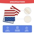 thumbnail image 7 of Sm:)e American Flag Stars Stripes Table Runner for Home Party Decorations Seasonal Summer Washable Kitchen Dining 4th of July Memorial Day Veterans Day Patriotic Table Decor 13x72 Inch, 7 of 7