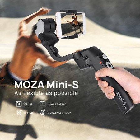 Ccdes MOZA MINI-S 3Axle Shockproof Foldable Pocket-Sized Phone Handheld Gimbal Stabilizer , Shockproof Handheld Stabilizer,