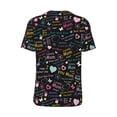 thumbnail image 3 of Balery I love you Mom Baseball Jersey for Men Casual Button Down Shirts Short Sleeve Active Team Sports Uniform-3X-Large, 3 of 9