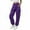 Purple, variant on UAMVSH Womens Cargo Sweatpants Oversized Fleece Fall Jogger Pants with Pockets Fashion Loose Fit Cinch Bottom Jogging Pants(X-Large,Red)