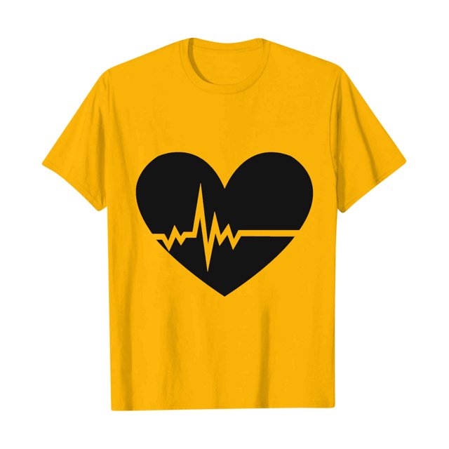 Plebaso T-shirts à Manches Courtes pour Femmes, Imprimé, Col Rond, Décontracté, Mode