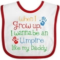thumbnail image 3 of Inktastic Umpire Like Daddy Boys or Girls Baby Bib, 3 of 4