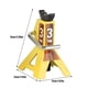 thumbnail image 5 of Simulación de metal Soporte de stand Control remoto 1:10 Crawler Truck Camión Escalada Vehículo Ajustable Altura Ajuste Asalto Aplicación Accesorios Amarillo Kearding  FN001147-05, 5 of 7