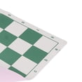 thumbnail image 4 of YAHHU Small Portable PU Leather Chess Board Only International Chessboard Replacement for Classic Strategy Games Leisure Sports Accessories 8.7 Inches / 22 cm (Pieces Not Included), 4 of 5