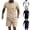 Black, variant on CHUMUD 2 Piece Sets for Men Summer Outfits Textured Classy Business Golf Shirt and Shorts Set Stretch Half Button Color Block Short Sleeve Suit