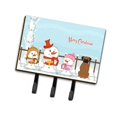 thumbnail image 1 of Merry Christmas Carolers Brindle Boxer Leash or Key Holder, 1 of 1