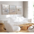 thumbnail image 3 of Beach Wall Art Decor Coastal Wall Art Pictures Ocean Canvas Wall Art Beige Beachy Wall Decor Boho Beach Prints Ocean Painting Coastal Artwork for Bedroom Living Room 12x16 Inch Set of 3, 3 of 5