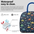 thumbnail image 3 of Womens Dinosaur Pattern with Text Elements Lunch Box for Work,Insulated Lunch Bag for Women,Loncheras Para Mujer,Leakproof Adult Lunch Bag for Work,Beach,Travel,Picnic,Camping, 3 of 7