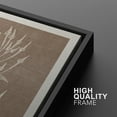 thumbnail image 5 of IDEA4WALL Framed Canvas Print Wall Art Set of 3 Retro Abstract Forest Wildflower Floral Illustrations Wall Decor Nordic Nature Wilderness Botanical Prints Minimal Bohemian Artwork - Black 24"x36"x3, 5 of 5