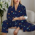 thumbnail image 6 of Sikiie Space Galaxy Pajamas for Women Set, Womens Pajama Sets, Lounge Sets for Women, 2pjs for Women-X-Large, 6 of 7