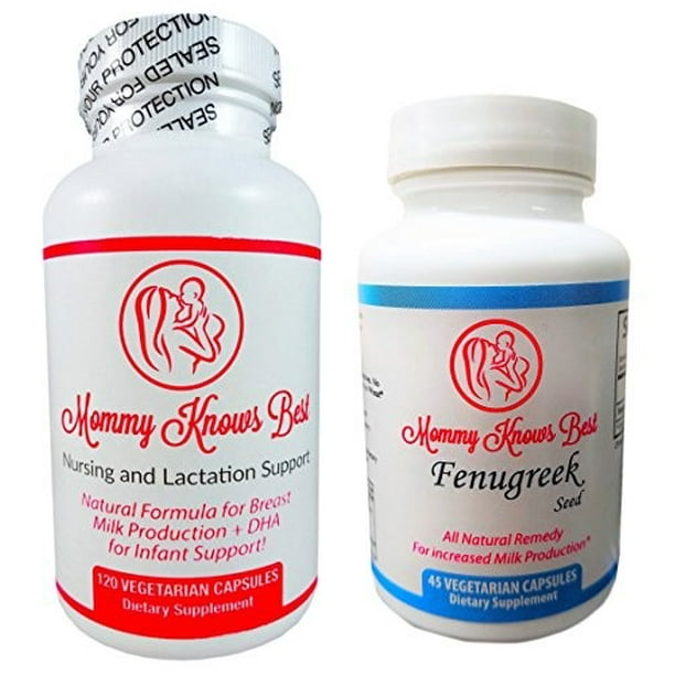 Lactation Supplement for Increased Breast Milk Supply with Fenugreek