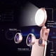thumbnail image 2 of Luz Regulable, Rotación De 360 ​​Grados, Luz De Relleno Led, Lente, Carga Usb, Artefacto Para Selfie Para Maquillaje, Transmisión En Vivo, Mentira Plana Advancent HA045038-01, 2 of 6