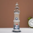 thumbnail image 2 of Wooden Lighthouse Statue, Miniature Lighthouse Model, Nautical Decor, Decorative Statue, Marine Decor, Home Decoration, Wood Decor, Tabletop Decor, Unique Gift for Travelers and Seafarers, 2 of 5