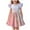 Light Blue, variant on Cethrio Girl's Summer Dresses, A-Line Flutter Sleeve Tie Dye Princess Dresses Birthday Dresses Pink Size 7-8T