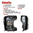 thumbnail image 5 of For 2017-2019 Ford F250 F350 F450 F550 Super Duty Black Clear Corner Headlights, 5 of 10