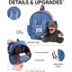 thumbnail image 5 of Mochila Naturally KIDS con diseño de dinosaurio para niños de 5 a 7 años con peluche, 5 of 8