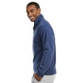 thumbnail image 2 of Men's Quarter Zip Polar Fleece Pullover Sweatshirt, Denim 2XL, 1 Count, 1 Pack, 2 of 7