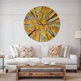 thumbnail image 1 of Designart « Tiges d'Arbre dans la Forêt d'Automne » Horloge Murale Rustique, 1 of 5