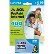 AOL Prepaid Internet 400 Minute Card