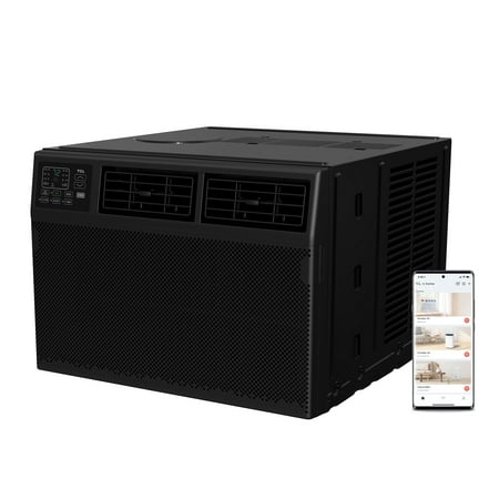 TCL 10,000 BTU Smart Window Air Conditioner, Black, W10W9E2-B3