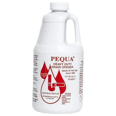 Pequa Industries P10264 Drain Opener 64 OZ 1/2 Gallon