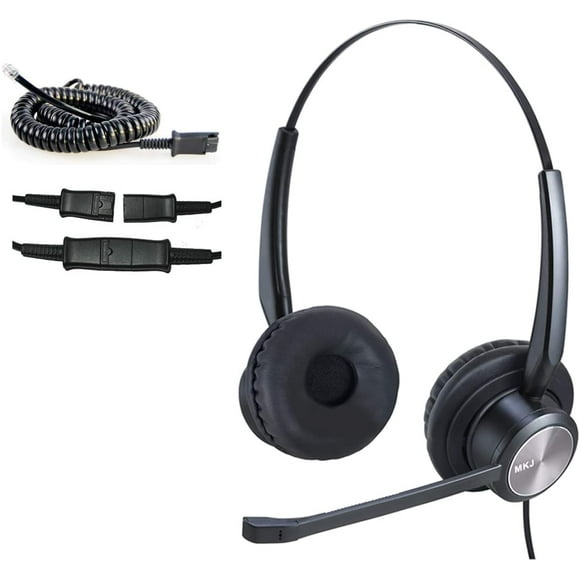MKJ Telephone for Office Phones Corded RJ9 Phone with Microphone Noise Cancelling for Cisco CP-7821