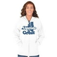 thumbnail image 4 of Upstate is Great New York Unisex Fleece Graphic Zip Up Hoodie Brisco Brands 4X, 4 of 5