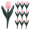 thumbnail image 6 of WRITWAA 10pcs Garden Edging Fence PVC Pink Barrier for Landscaping Homeowners and Gardeners, 6 of 8