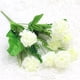 thumbnail image 4 of Flores artificiales de plástico azul - Flores artificiales de tallo de 40 cm de largo para decoración del hogar, set de 1 en colores variados, 4 of 6
