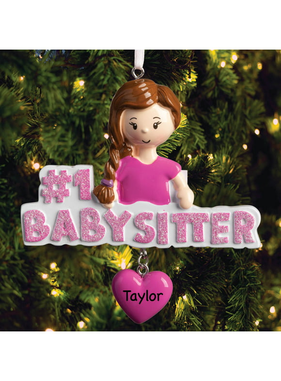 Personalized Babysitter Ornament