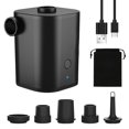 thumbnail image 3 of Portable Air Pump with 5 Nozzles 2500mAh USB Rechargeable Electric Mini Air Pump 30000rpm Wireless Mini Inflator Air Pump Tiny Portable Pump with Overheat Protection, 3 of 11