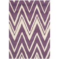 thumbnail image 1 of Safavieh Cambridge 6' X 9' Hand Tufted Wool Rug in Purple and Ivory, 1 of 9