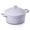 Purple, variant on Bezia 5.7 QT Lightweight Dutch Oven, Ceramic Nonstick Stock Pot with Lid, Versatile Cooking Pot for Soup, Family Stew & Braising, Oven Safe, Creamy White