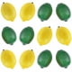 thumbnail image 3 of de limón artificial fotografía boceto simulación frutas utilería oficina en casa falso adorno de limón de espuma 12 Piezas Speravity HA8864-00B, 3 of 6