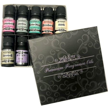 French Vanilla Pear Fragrance Oil (Top Fragrance Oil Gift Set - Best 7 Scented Perfume Oil - Jasmine, Cucumber Melon, Gardenia, Honeysuckle, Strawberry, Lilac & Vanilla - Premium Grade - 10 mL by)
