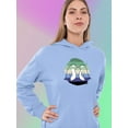 thumbnail image 2 of Cute Penguin Couple Over Flag Hoodie Women -Smartprints Designs, Female 3X-Large, 2 of 4