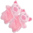 thumbnail image 4 of 2Pcs Kids Hand Puppet Toy Pink Plush Pig Shape For Imagination Activities And Role-Play Training, 4 of 5