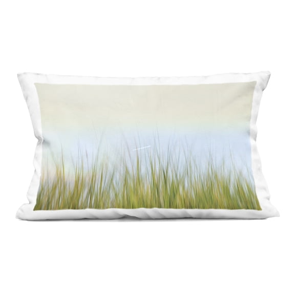Stupell Industries Scenic Whispers of Land Decorative Printed Throw Pillow design by Karin Connolly, 14 x 7 x 20
