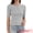 White, variant on DARING DIVA Women's Striped Boat Neck Half Sleeve Tops Slim Fit rendy Outfits XS White