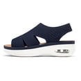thumbnail image 6 of Pennysue Women Walking Sandals Air Cushion Platform Breathable Knit Slip On Summer Shoes for Daily Walk Beach Travel, 6 of 6