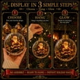 thumbnail image 6 of NWQKYZGH 1Pc Glowing Ornaments, Clear Light-Up Festival Ball Ornaments, Small Hanging Ornament with LED Light for Tree Mantel, Holiday Home Decoration & Gift, 6 of 7