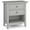 Fog Grey, variant on Amherst 24 inch Wide Solid Wood Transitional Bedside Table in Light Golden Brown