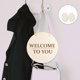 thumbnail image 4 of 2 Sets of Round Blank Boards DIY Hanging Wooden Boards Wood Circles Sign for Crafts Wood Signs, 4 of 4
