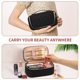 thumbnail image 4 of Bolsa de maquillaje OCHEAL, pequeña, portátil, de viaje para mujer, color negro, 4 of 9