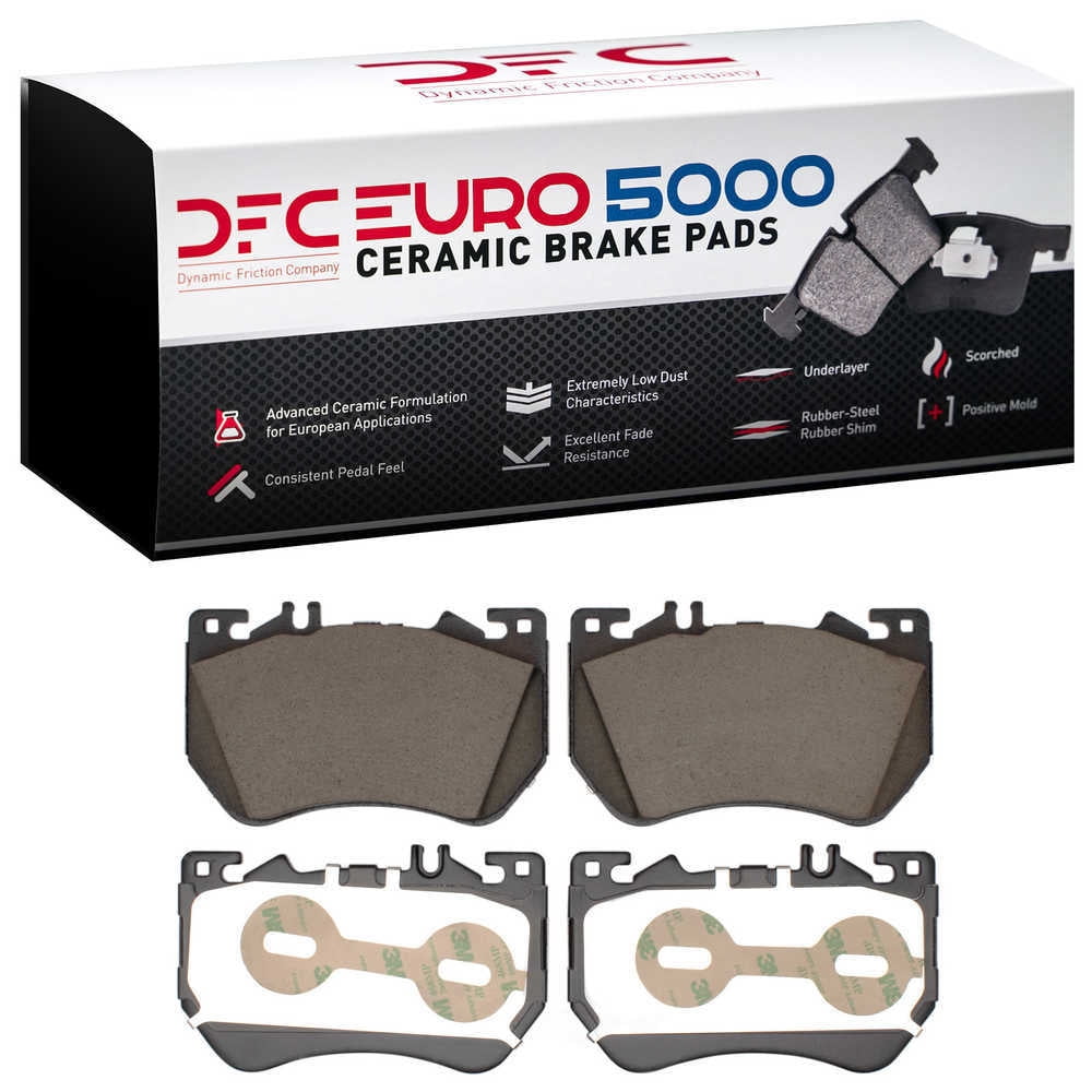 Dynamic Friction Company 1600-2456-00 DFC EURO 5000 Ceramic Brake Pads