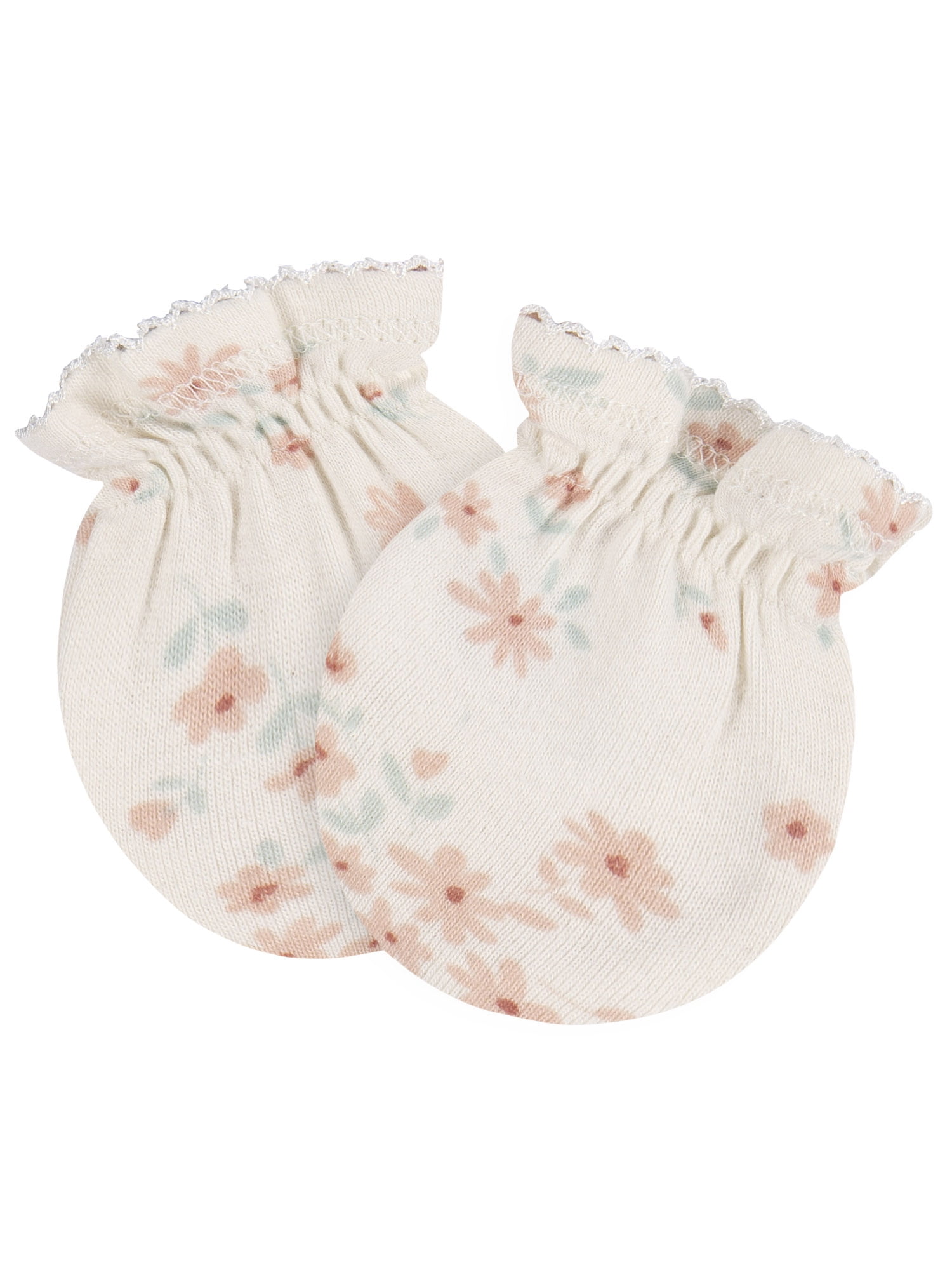 Gerber Baby Boy or Girl Unisex Mittens, 4-Pack, Sizes 0-3 Months