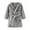 Grey, variant on Tiijoy Girls Hooded Warm Flannel Bathrobe Sleepwear Night-Robe Soft Nightgown, Sizes 1-2